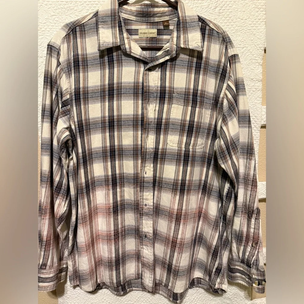 Upcycled flannel shirt - Picture 2 of 4